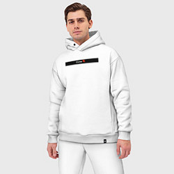 Мужской костюм оверсайз Сочи города России, цвет: белый — фото 2