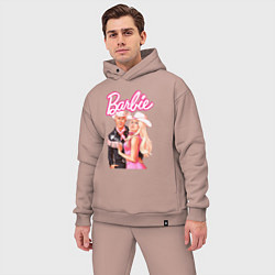 Мужской костюм оверсайз Барби и Кен - Фильм, цвет: пыльно-розовый — фото 2