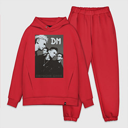 Мужской костюм оверсайз Depeche Mode 90 Violator, цвет: красный