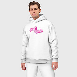 Мужской костюм оверсайз Dead inside - barbie style, цвет: белый — фото 2