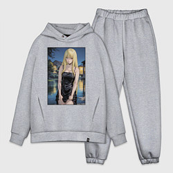 Мужской костюм оверсайз Уруми Канзаки, цвет: меланж