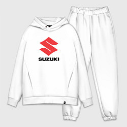 Мужской костюм оверсайз Suzuki sport auto, цвет: белый