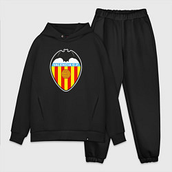 Мужской костюм оверсайз Valencia fc sport, цвет: черный