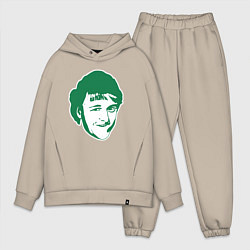 Мужской костюм оверсайз Ларри Берд, цвет: миндальный