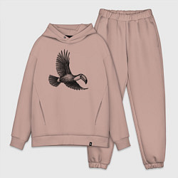 Мужской костюм оверсайз Тукан в полёте