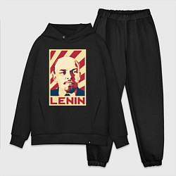 Мужской костюм оверсайз Vladimir Lenin, цвет: черный