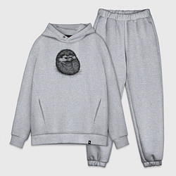 Мужской костюм оверсайз Ежик суровый