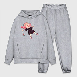 Мужской костюм оверсайз Аня из аниме и манги семья шпиона, цвет: меланж