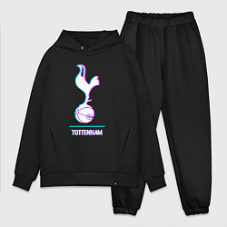 Мужской костюм оверсайз Tottenham FC в стиле glitch