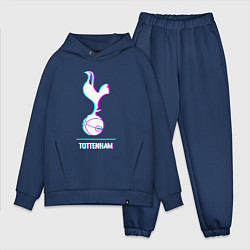 Мужской костюм оверсайз Tottenham FC в стиле glitch