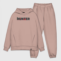 Мужской костюм оверсайз Hunter, цвет: пыльно-розовый