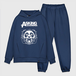 Мужской костюм оверсайз Asking Alexandria rock panda