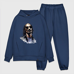 Мужской костюм оверсайз Snoop dog, цвет: тёмно-синий