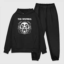 Мужской костюм оверсайз The Offspring rock panda, цвет: черный