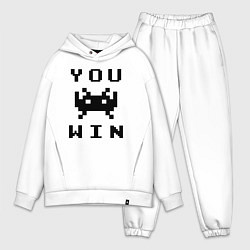 Мужской костюм оверсайз You win, цвет: белый