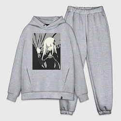 Мужской костюм оверсайз ReZero Ехидна, цвет: меланж