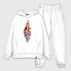 Мужской костюм оверсайз Баскетбол Куроко Тайга Кагами, цвет: белый