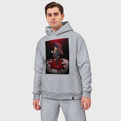 Мужской костюм оверсайз Re:Zero Субару Нацуки, цвет: меланж — фото 2