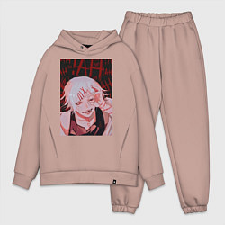 Мужской костюм оверсайз Джузо Сузуя следователь, цвет: пыльно-розовый