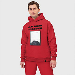 Мужской костюм оверсайз Магадан forever, цвет: красный — фото 2