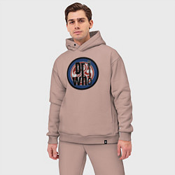 Мужской костюм оверсайз Dr Who, цвет: пыльно-розовый — фото 2