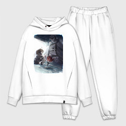 Мужской костюм оверсайз Безработный Рудеус Грейрат, цвет: белый