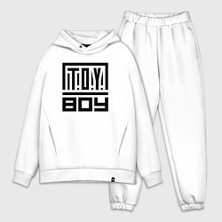 Мужской костюм оверсайз TOY - Official merch, цвет: белый