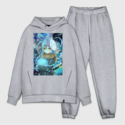 Мужской костюм оверсайз О моём перерождении в слизь Римуру Темпест коллаж, цвет: меланж