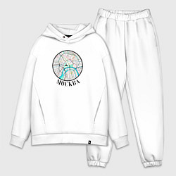 Мужской костюм оверсайз Центр Москвы, цвет: белый