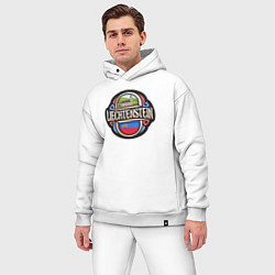 Мужской костюм оверсайз Лихтенштейн, цвет: белый — фото 2