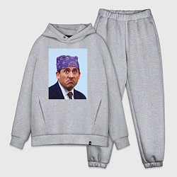 Мужской костюм оверсайз Michael Scott - Prison mike the office meme, цвет: меланж