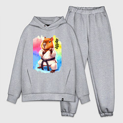 Мужской костюм оверсайз Кёкусинкай карате - капибара