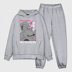 Мужской костюм оверсайз Человек-бензопила Денджи Почита, цвет: меланж