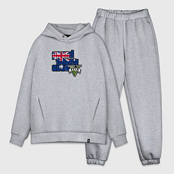 Мужской костюм оверсайз ГТА 5 лого, цвет: меланж