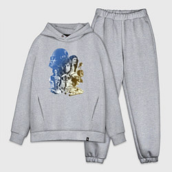 Мужской костюм оверсайз Star Wars - characters, цвет: меланж