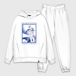 Мужской костюм оверсайз Shorekeeper Euphonic Chrysalis, цвет: белый