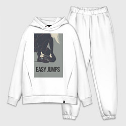 Мужской костюм оверсайз Easy jumps in boots, цвет: белый