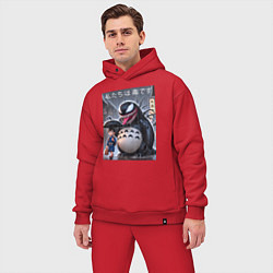 Мужской костюм оверсайз Ventotoro under the rain - we are Venom meme, цвет: красный — фото 2