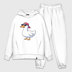 Мужской костюм оверсайз Duck swag, цвет: белый