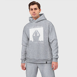 Мужской костюм оверсайз Depeche Mode world violation, цвет: меланж — фото 2