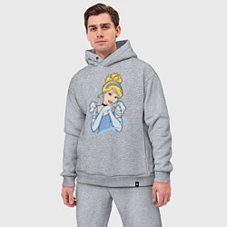 Мужской костюм оверсайз Золушка - big pictures, цвет: меланж — фото 2