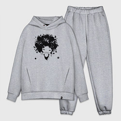 Мужской костюм оверсайз Девочка весна, цвет: меланж