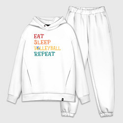 Мужской костюм оверсайз Eat sleep volley