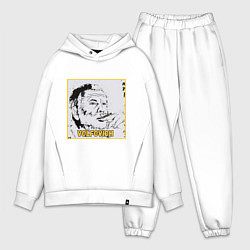 Мужской костюм оверсайз Volfovich Art Black coin, цвет: белый