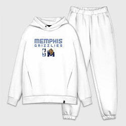 Мужской костюм оверсайз Memphis Grizzlies - basketball NBA, цвет: белый