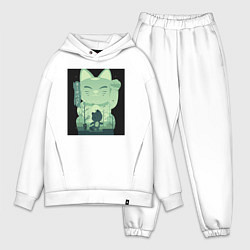 Мужской костюм оверсайз Neko Turbo Granny Dandadan, цвет: белый