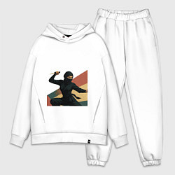 Мужской костюм оверсайз Ниндзя девушка