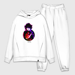 Мужской костюм оверсайз Anime Mob Psycho 100 Shigeo, цвет: белый