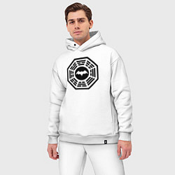 Мужской костюм оверсайз Dharma Batman, цвет: белый — фото 2