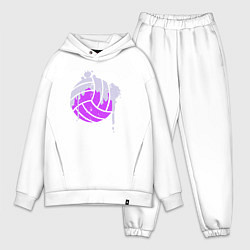 Мужской костюм оверсайз Purple ball